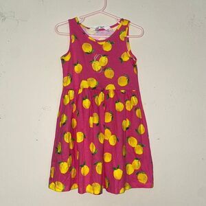 EUC Letter “C” Monogram Lemon Dress - H&M Size 3T